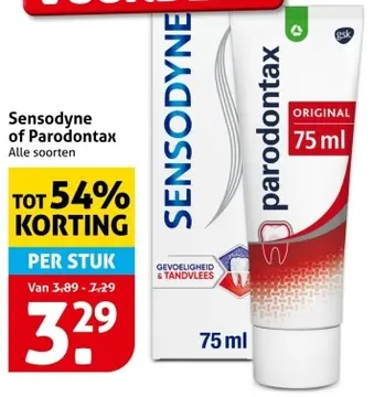Aanbieding: Sensodyne of Parodontax