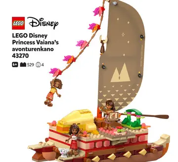 Aanbieding: LEGO Disney Princess Vaiana's avonturenkano 4