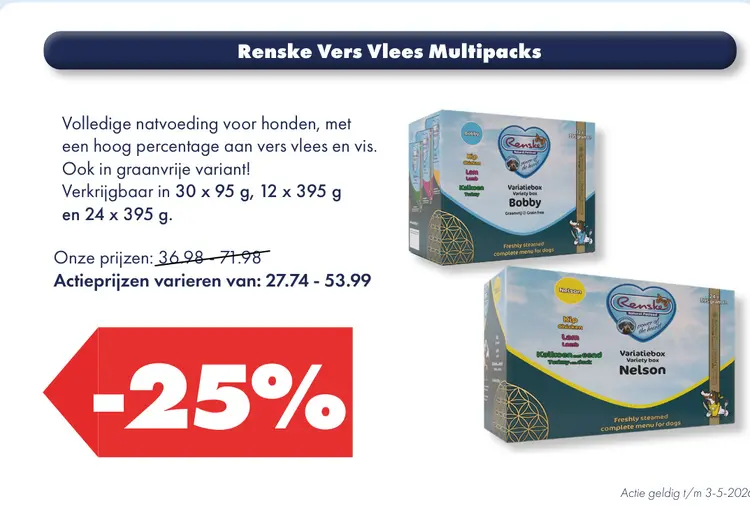 Aanbieding: Renske Vers Vlees Multipacks