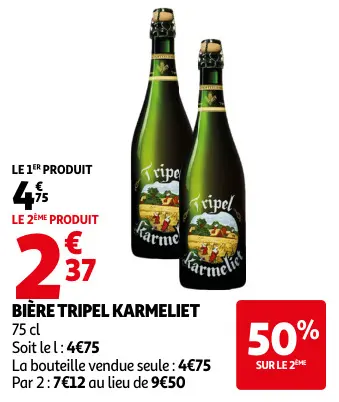 Promotie: Bière tripel Karmeliet