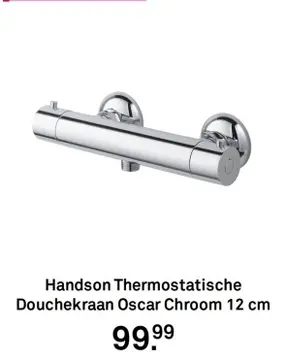 Aanbieding: Handson Thermostatische Douchekraan Oscar Chr
