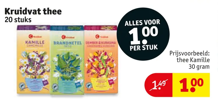 Aanbieding: Kruidvat thee