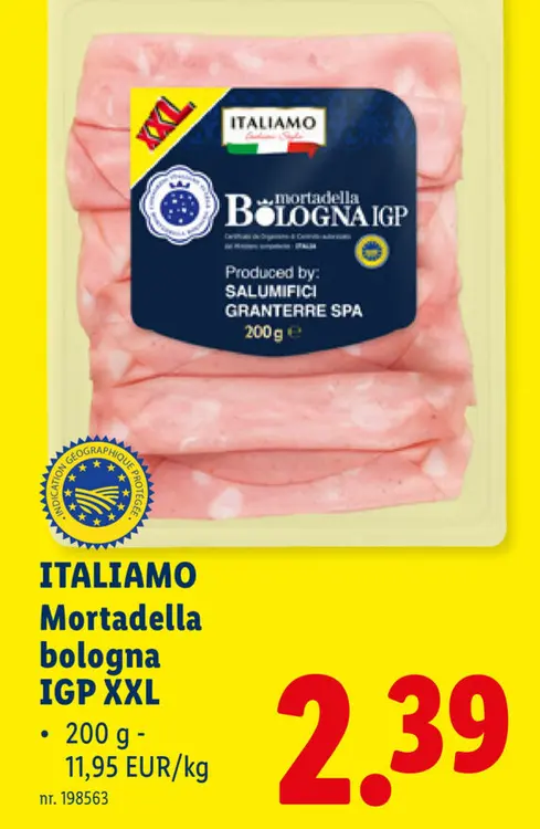 Promotie: Mortadella bologna IGP XXL