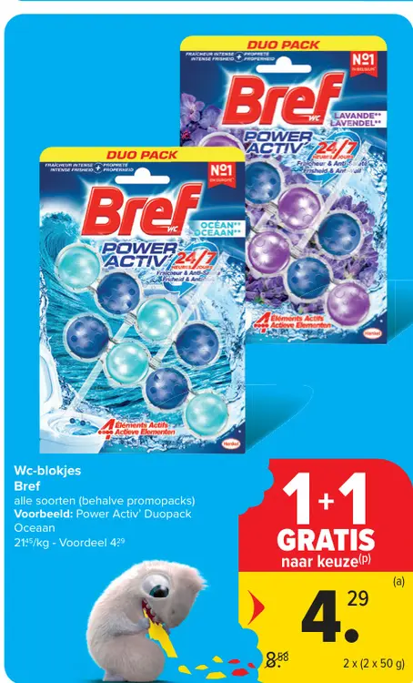 Promotie: Wc-blokjes Bref