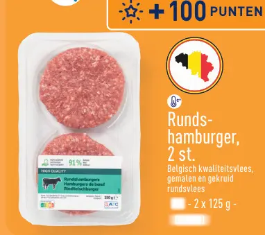 Promotie: Runds-hamburger