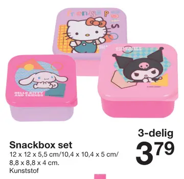 Aanbieding: Snackbox set