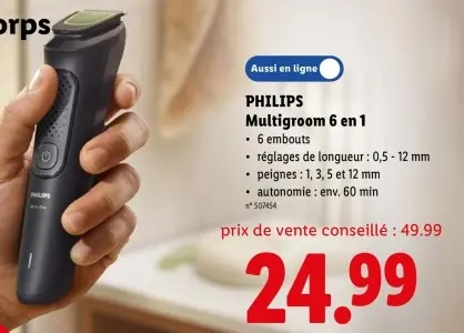 Offre: Multigroom 6 en 1