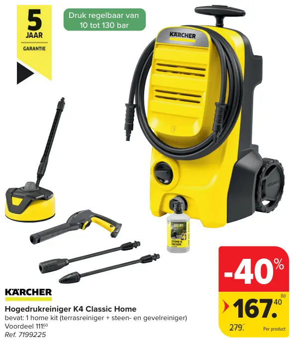 Promotie: Hogedrukreiniger K4 Classic Home