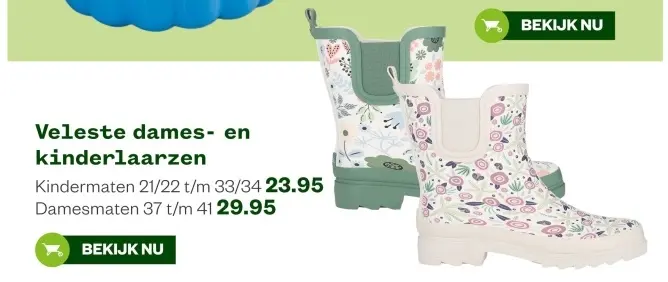 Aanbieding: Veleste dames- en kinderlaarzen