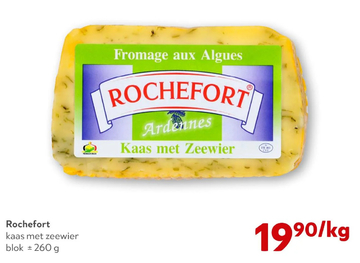 Aanbieding: Rochefort kaas met zeewier