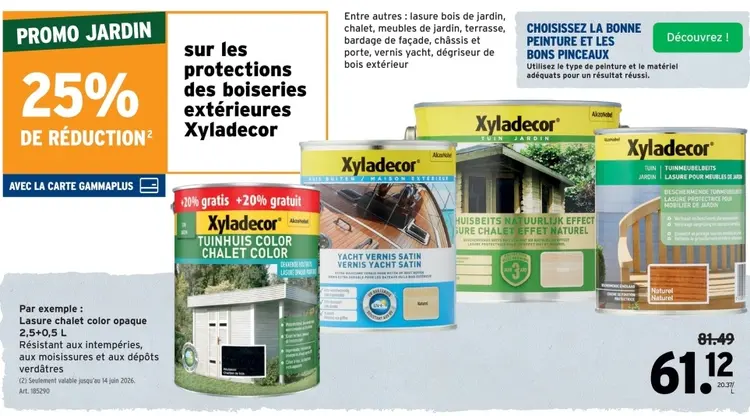 Offre: Lasure chalet color opaque