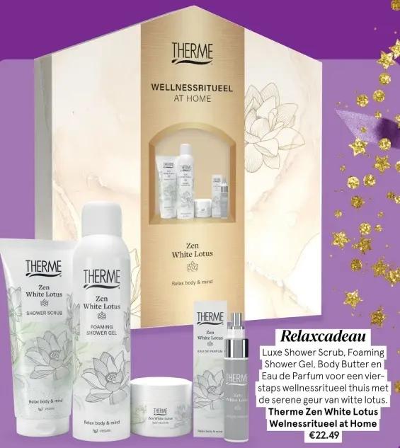 Aanbieding: Therme Zen White Lotus Welnessritueel at Home