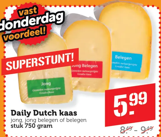Aanbieding: Daily Dutch kaas