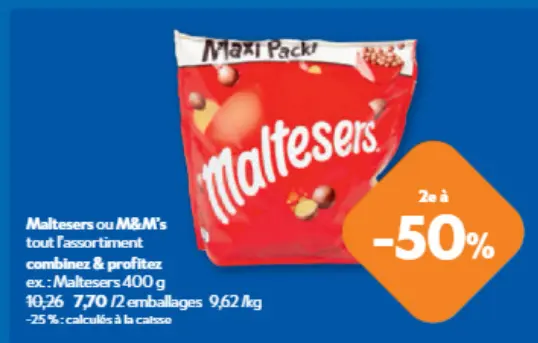 Offre: Maltesers ou M&M's