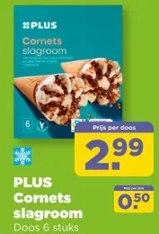 Aanbieding: Cornets slagroom