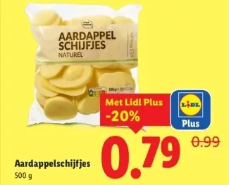 Aanbieding: Aardappelschijfjes