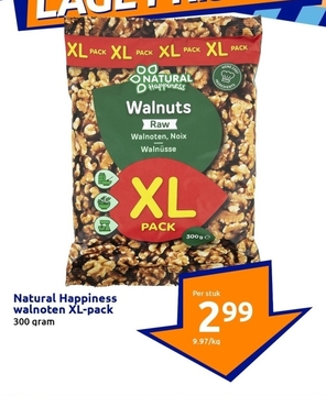 Aanbieding: Natural Happiness walnoten XL-pack