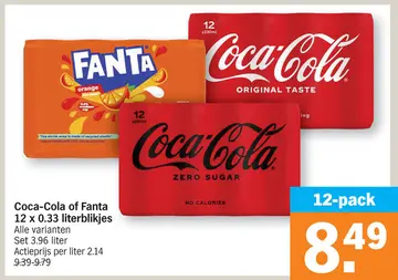 Aanbieding: Coca-Cola of Fanta