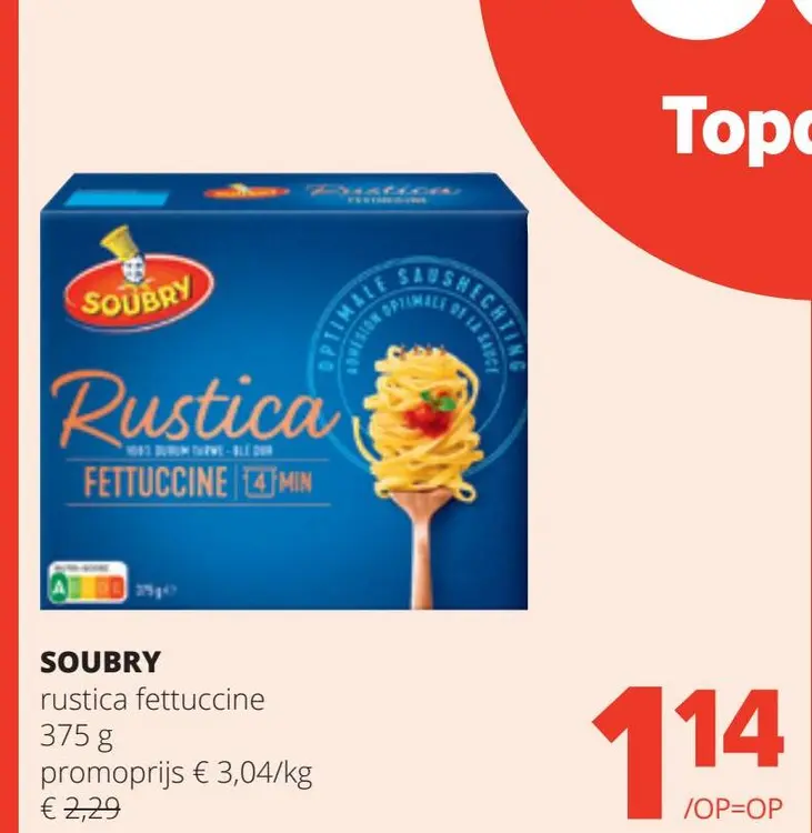 Aanbieding: rustica fettuccine