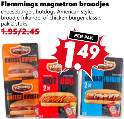 Aanbieding: Magnetron broodjes