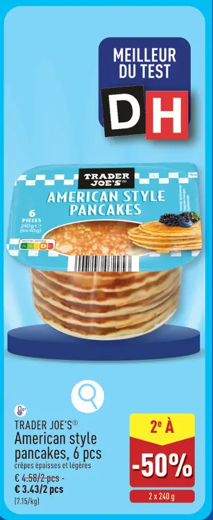 Offre: American style pancakes