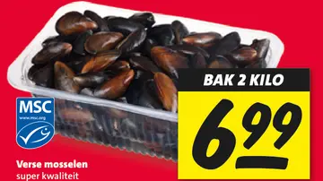Aanbieding: Verse mosselen