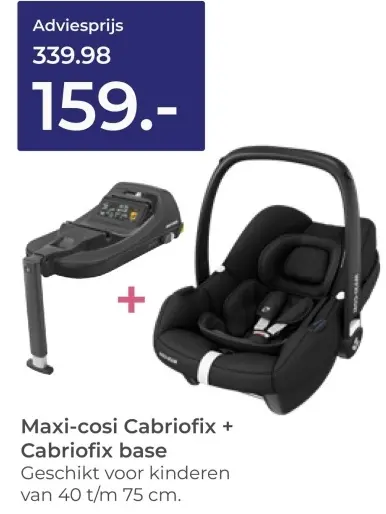 Aanbieding: Cabriofix + Cabriofix base