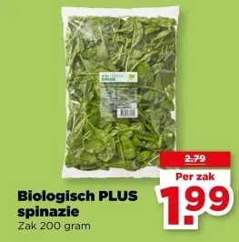 Biologisch spinazie
