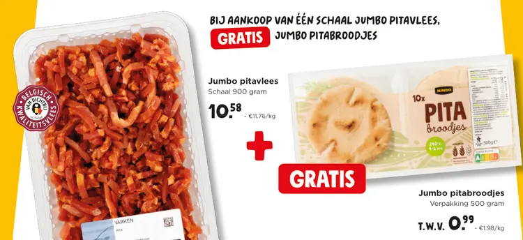Promotie: Jumbo pitavlees