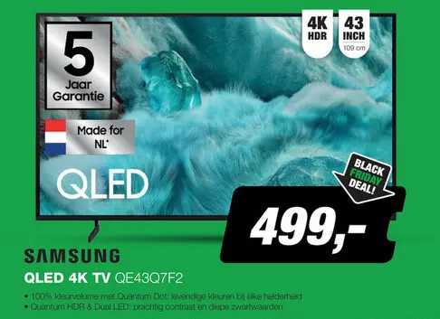 Aanbieding: Samsung QLED 4K QE43Q7F2 TV (2025)