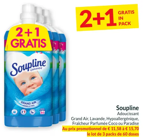 Offre: Soupline Adoucissant