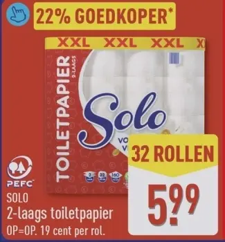 Aanbieding: 2-laags toiletpapier