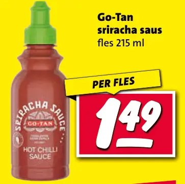 Aanbieding: sriracha saus