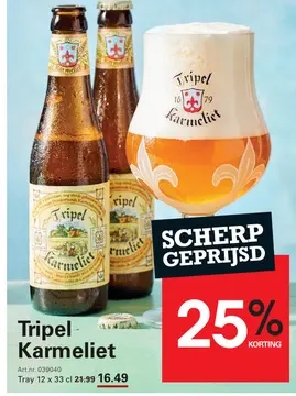 Aanbieding: Tripel Karmeliet
