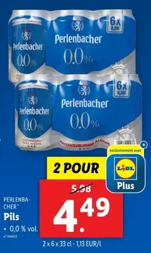 Offre: Perlenbacher Pils