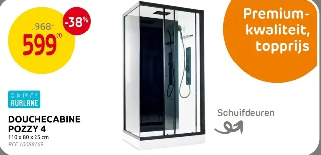 Promotie: Douchecabine pozzy 4