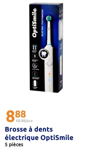 Offre: Brosse à dents électrique OptiSmile