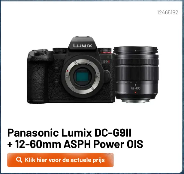 Aanbieding: Lumix DC-G9II + 12-60mm ASPH Power OIS