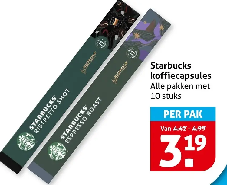 Aanbieding: Starbucks koffiecapsules