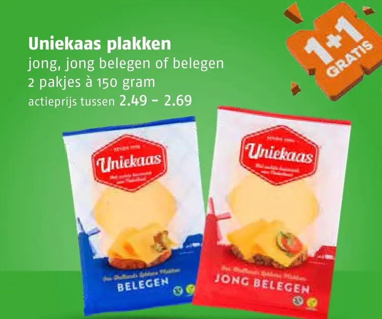 Aanbieding: Uniekaas plakken