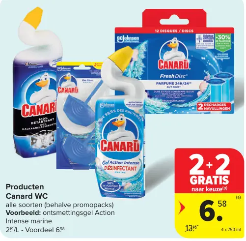 Promotie: Canard WC
