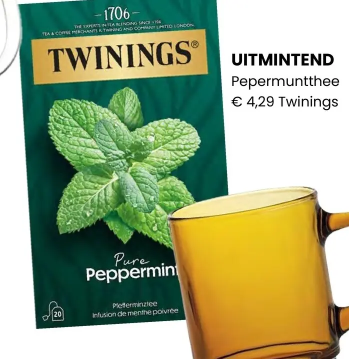 Aanbieding: Uitmintend pepermuntthee