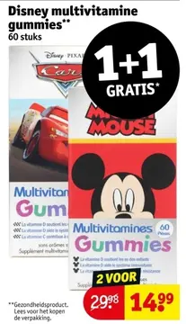 Aanbieding: Disney multivitamine gummies