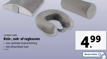 Aanbieding: Knie-, nek- of rugkussen