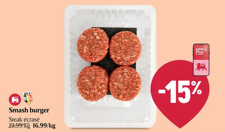 Offre: Smash burger