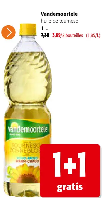 Offre: Huile de tournesol 1 L