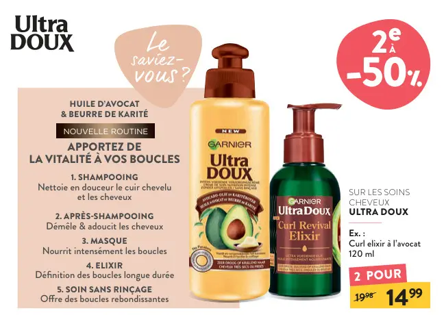 Offre: Curl elixir à l'avocat