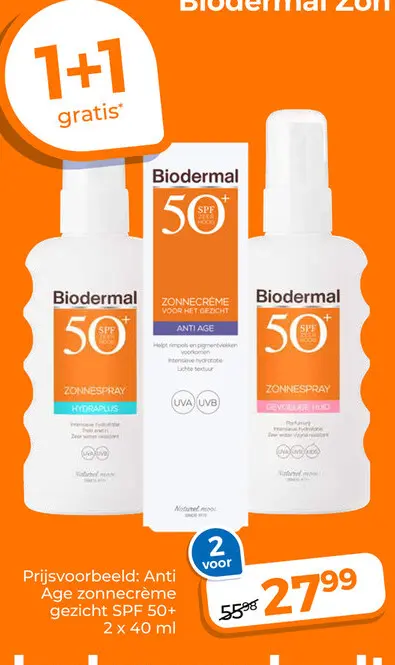 Aanbieding: Biodermal Zon