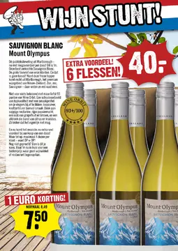 Aanbieding: Mount Olympus Marlborough Sauvignon Blanc 75 cl