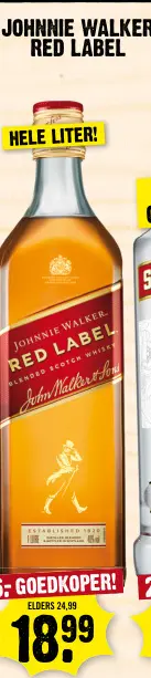 Aanbieding: Johnnie walker red label